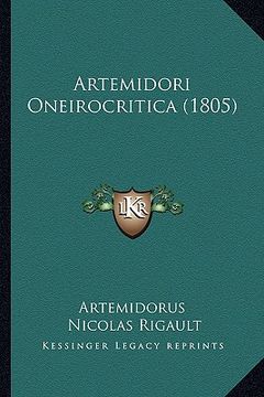 portada Artemidori Oneirocritica (1805) (in Latin)