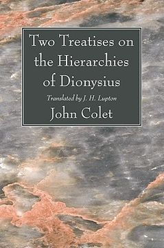 portada two treatises on the hierarchies of dionysius (in English)