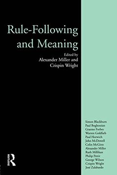 portada Rule-Following and Meaning (en Inglés)