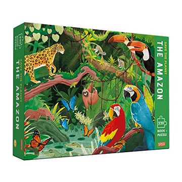 portada Save the Planet. The Amazon. Ediz. A Colori. Con Puzzle (Sassi Junior) (en Inglés)