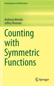 portada Counting with Symmetric Functions (en Inglés)