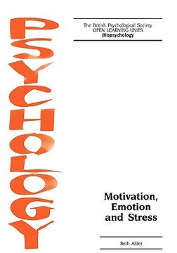 portada motivation, emotion and stress (in English)