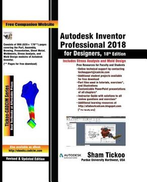 portada Autodesk Inventor Professional 2018 For Designers