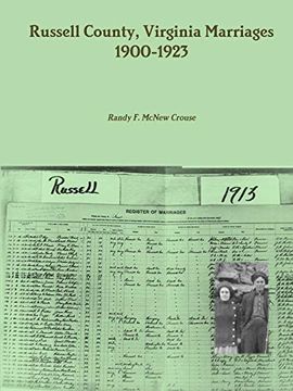 portada Russell County, Virginia Marriages, 1900-1923 (en Inglés)