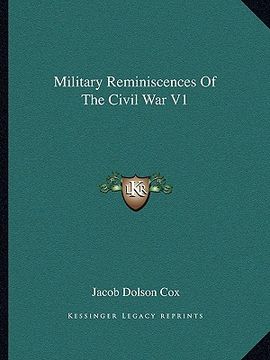 portada military reminiscences of the civil war v1 (en Inglés)