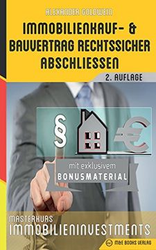 portada Immobilienkauf- und Bauvertrag rechtssicher abschliessen: Masterkurs Immobilieninvestments