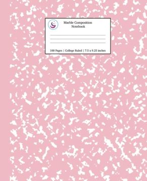 portada Marble Composition Notebook College Ruled: Pink Marble Notebooks, School Supplies, Notebooks for School (Notebooks College Ruled) (en Inglés)