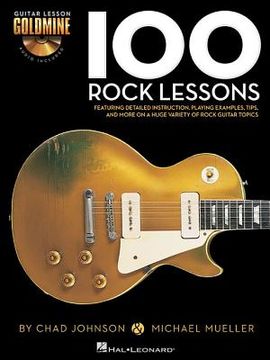 portada 100 Rock Lessons [With Access Code] (en Inglés)