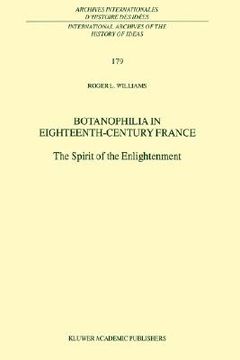 portada botanophilia in eighteenth-century france: the spirit of the enlightenment (en Inglés)
