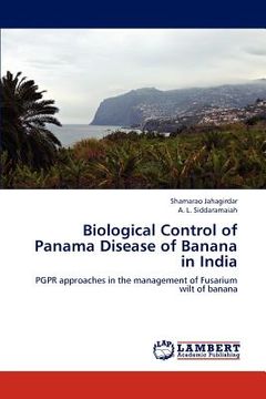 portada biological control of panama disease of banana in india (en Inglés)