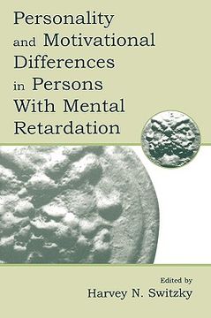 portada personality and motivational differences in persons with mental retardation (en Inglés)