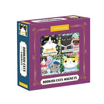portada Bookish Cats Magnets (en Inglés)