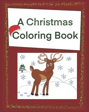 portada A Christmas Coloring Book (en Inglés)