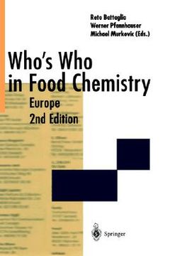 portada who s who in food chemistry: europe (en Inglés)