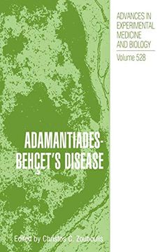 portada Adamantiades-Behçet's Disease (Advances in Experimental Medicine and Biology) (en Inglés)