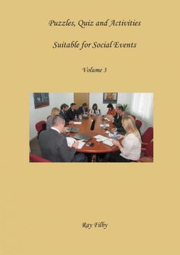 portada Puzzles, Quiz and Activities Suitable for Social Events Volume 3 (en Inglés)