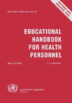 portada educational handbook for health personnel (in English)