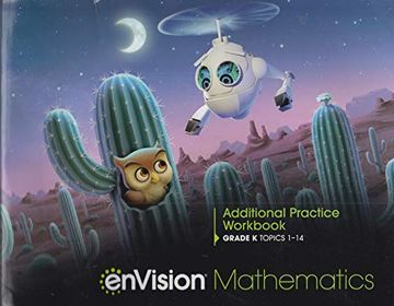 portada Envision Mathematics 2020 Additional Practice Workbook Grade k (en Inglés)