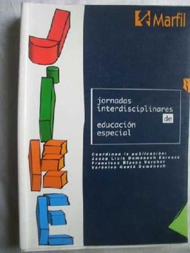 portada JORNADAS INTERDISCIPLINARES DE LA EDUCACIÓN ESPECIAL (1ª Y 2ª, JULIO 1