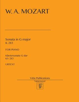 portada Sonata in G Major, KV 283 (en Inglés)