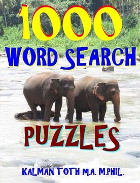 portada 1000 Word Search Puzzles: Fun Way to Improve Your IQ (en Inglés)