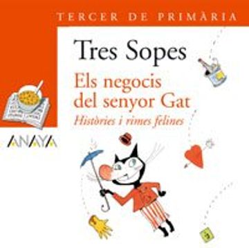 portada Blíster  " Els negocis del senyor gat "  3º de Primaria (C. Valenciana) (Libros Infantiles - Plan Lector - Tres Sopes (C. Valenciana))
