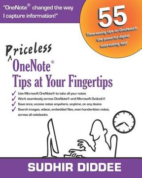 portada Priceless Onenote Tips at Your Fingertips (en Inglés)