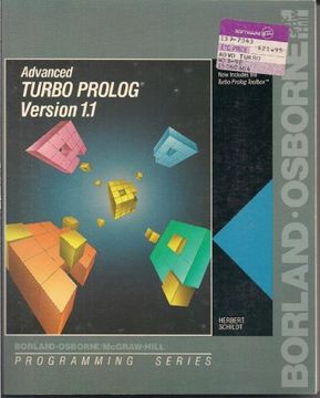 portada Advanced Turbo Prolog, Version 1. 1 (Borland-Osborne 