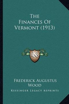 portada the finances of vermont (1913)