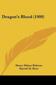 portada dragon's blood (1909) (in English)