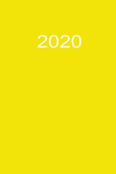 portada 2020: Taschenkalender 2020 A5 Gelb (in German)