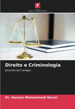 portada Direito e Criminologia: Excertos de 5 Artigos