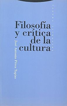 portada Filosofía y Crítica de la Cultura (Estructuras y Procesos. Filosofía)