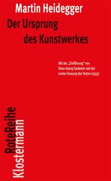 portada Der Ursprung des Kunstwerkes (in German)
