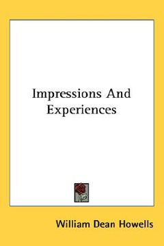 portada impressions and experiences (en Inglés)