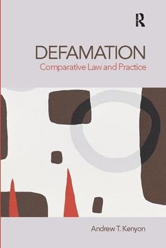 portada Defamation: Comparative Law and Practice (en Inglés)