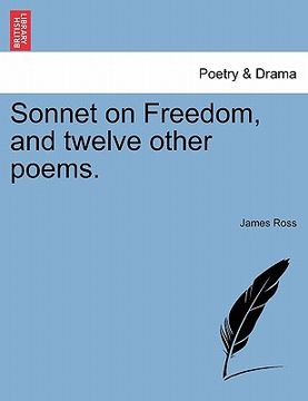 portada sonnet on freedom, and twelve other poems. (en Inglés)