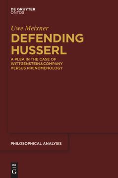 portada Defending Husserl (in English)