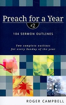 portada preach for a year: 104 sermon outlines