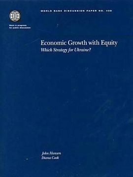 portada economic growth with equity: ukrainian perspective (en Inglés)