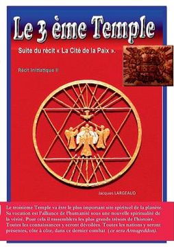 portada Le troisième Temple: Suite du roman La Cité de la Paix (en Francés)
