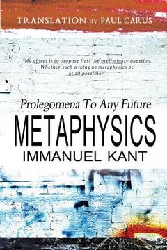 portada Prolegomena To Any Future Metaphysics (en Inglés)