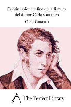 portada Continuazione e fine della Replica del dottor Carlo Cattaneo (in Italian)