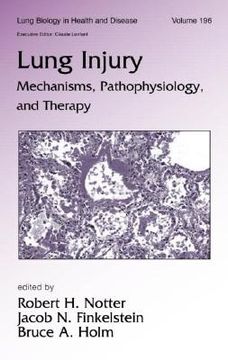 portada lung injury: mechanisms, pathophysiology, and therapy (en Inglés)