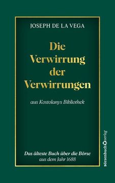 portada Die Verwirrung der Verwirrungen (in German)