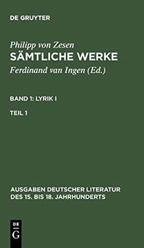 portada S Mtliche Werke. Bd 1: Lyrik i. Bd 1: (en Alemán)
