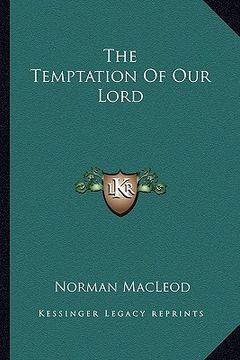 portada the temptation of our lord (en Inglés)