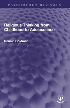 portada Religious Thinking From Childhood to Adolescence (en Inglés)