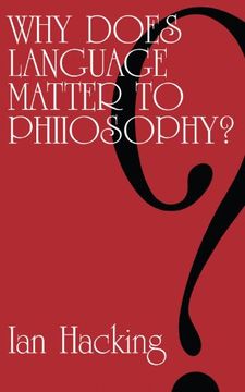 portada Why Does Language Matter to Philosophy? (in English)