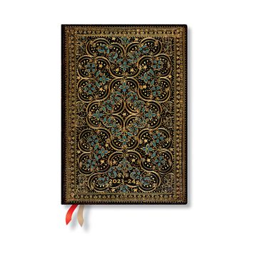 portada Paperblanks | 2024 Restoration | the Queen’S Binding | 18-Month | Midi | Horiztonal | Elastic Band Closure | 208 pg | 80 gsm (en Inglés)